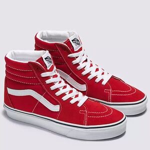 Vans Red Sk8-Hi Shoe